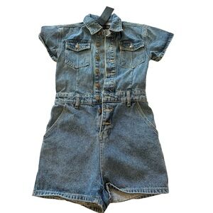 NWT - Denim Romper